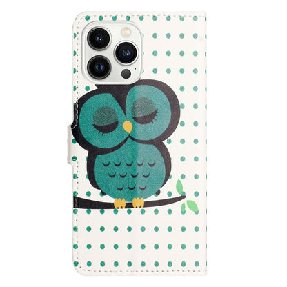 For iPhone 14 Pro Max 6.7 inch Pattern Printing Wallet Case PU Leather Stand Magnetic Closure Folio Flip Cover