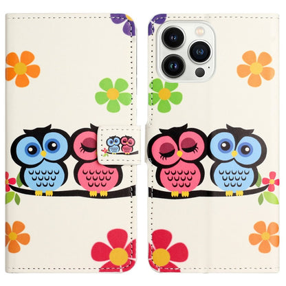 For iPhone 14 Pro Max 6.7 inch Pattern Printing Wallet Case PU Leather Stand Magnetic Closure Folio Flip Cover