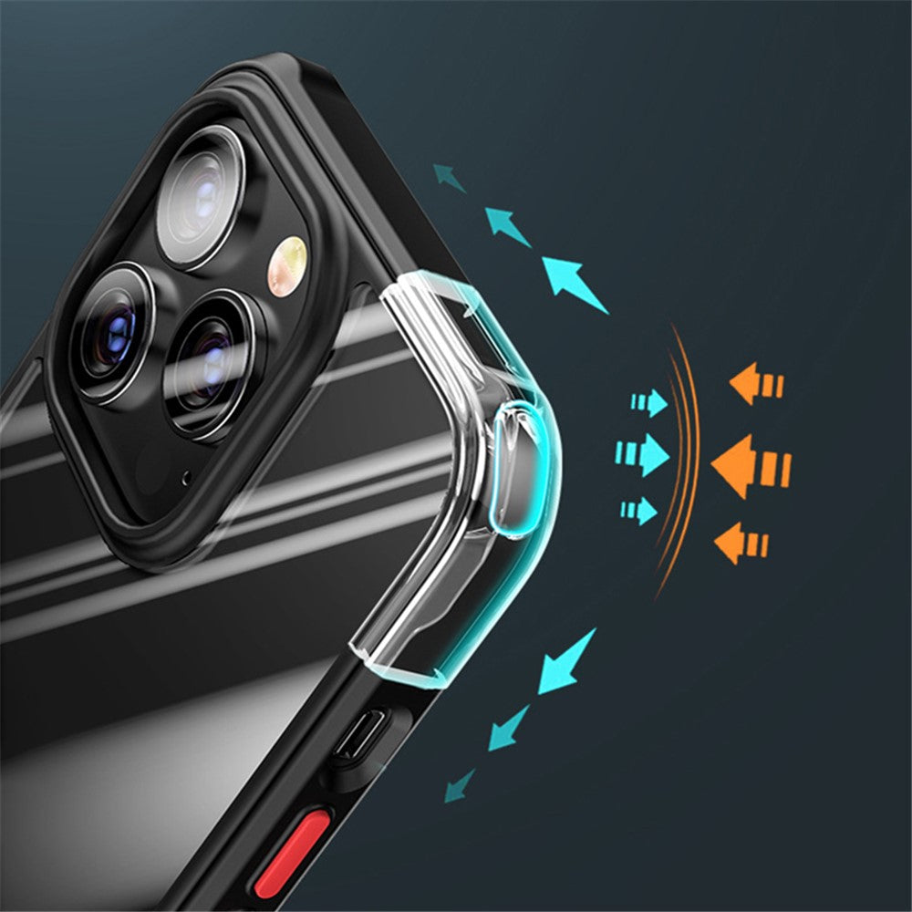 Protective Case for iPhone 14 Pro Max 6.7 inch TPU+Acrylic Slim Phone Shell Scratch-Proof Anti-Fall Cover