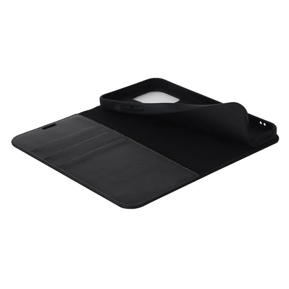For iPhone 14 Pro Max 6.7 inch Magnetic Auto-absorbed Phone Case Crazy Horse Texture Genuine Leather Wallet Stand Folio Cover