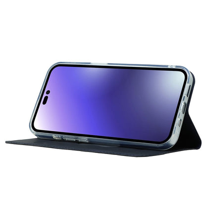 For iPhone 14 Pro Max 6.7 inch PU Leather Stand Case Card Slot Design Magnetic Adsorption Shockproof Phone Cover