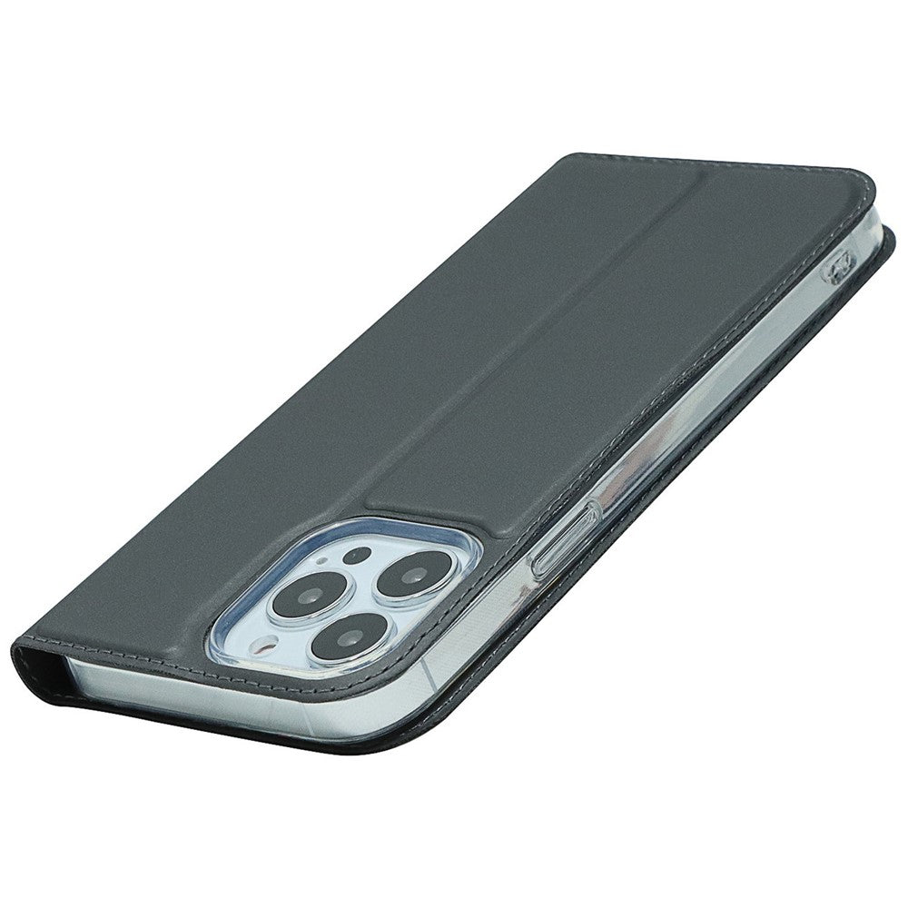 For iPhone 14 Pro Max 6.7 inch PU Leather Stand Case Card Slot Design Magnetic Adsorption Shockproof Phone Cover