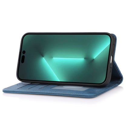 For iPhone 14 Pro Max 6.7 inch PU Leather Phone Drop-proof Case Magnetic Adsorption Flip Stand Wallet Shell
