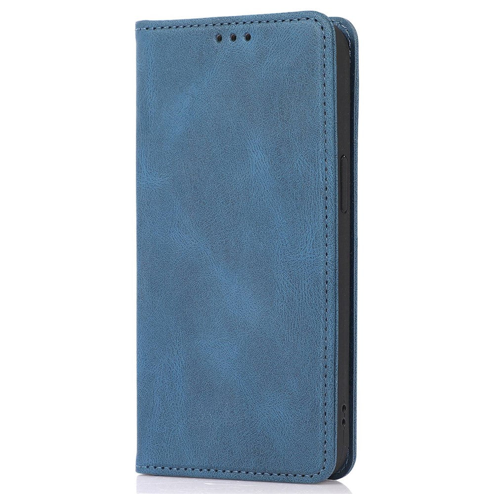For iPhone 14 Pro Max 6.7 inch PU Leather Phone Drop-proof Case Magnetic Adsorption Flip Stand Wallet Shell