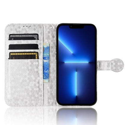 For iPhone 14 Pro Max 6.7 inch Magnetic Clasp Dot Pattern Imprinted Phone Cover Shockproof Leather Stand Wallet Case