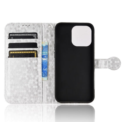 For iPhone 14 Pro Max 6.7 inch Magnetic Clasp Dot Pattern Imprinted Phone Cover Shockproof Leather Stand Wallet Case