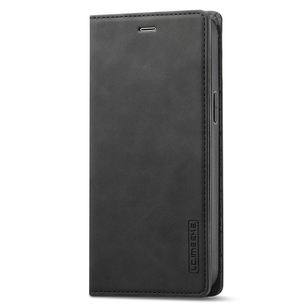 LC.IMEEKE For iPhone 14 Plus PU Leather Wallet Folio Flip Case Magnetic Auto-absorbed Stand Cover