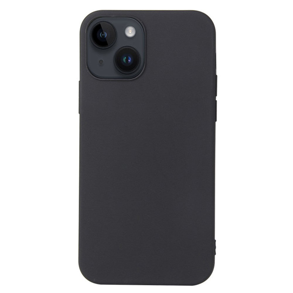 For iPhone 14 / 13 Matte Surface Flexible TPU Phone Cover Anti-Drop Back Case
