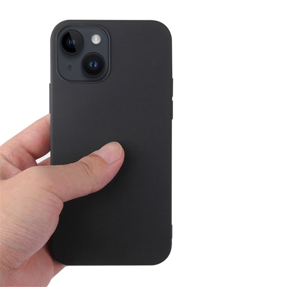 For iPhone 14 / 13 Matte Surface Flexible TPU Phone Cover Anti-Drop Back Case