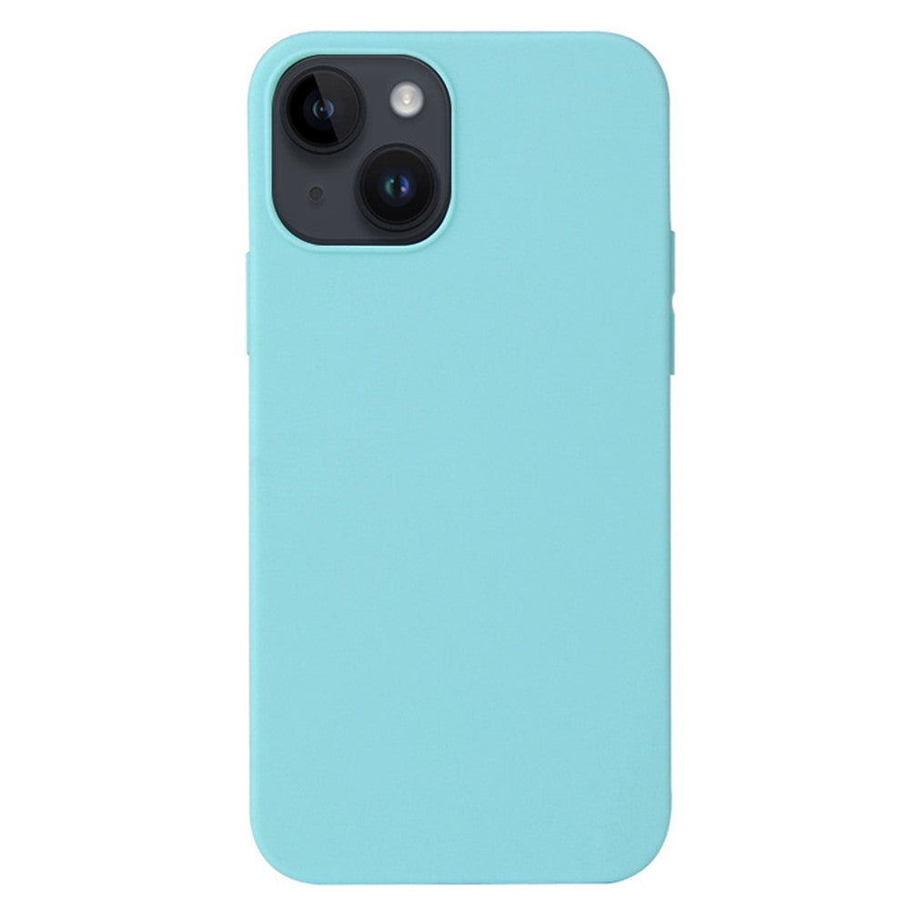 For iPhone 14 / 13 Matte Surface Flexible TPU Phone Cover Anti-Drop Back Case