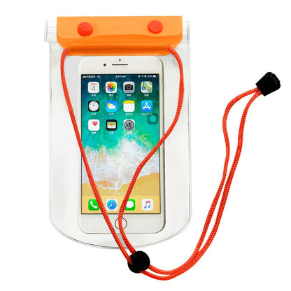 3-Layer Thicken Waterproof Bag for Under 7-inches Mobile Phone Beach Pool Dry Bag with Adjustable Lanyard