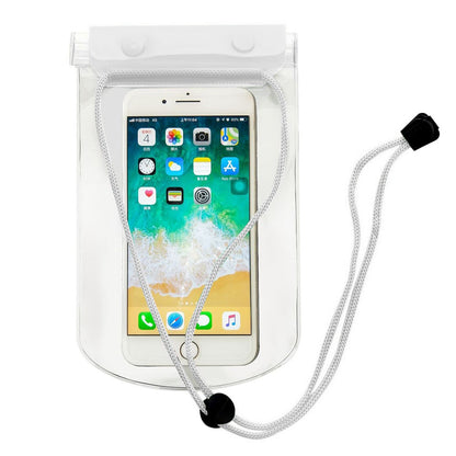 3-Layer Thicken Waterproof Bag for Under 7-inches Mobile Phone Beach Pool Dry Bag with Adjustable Lanyard