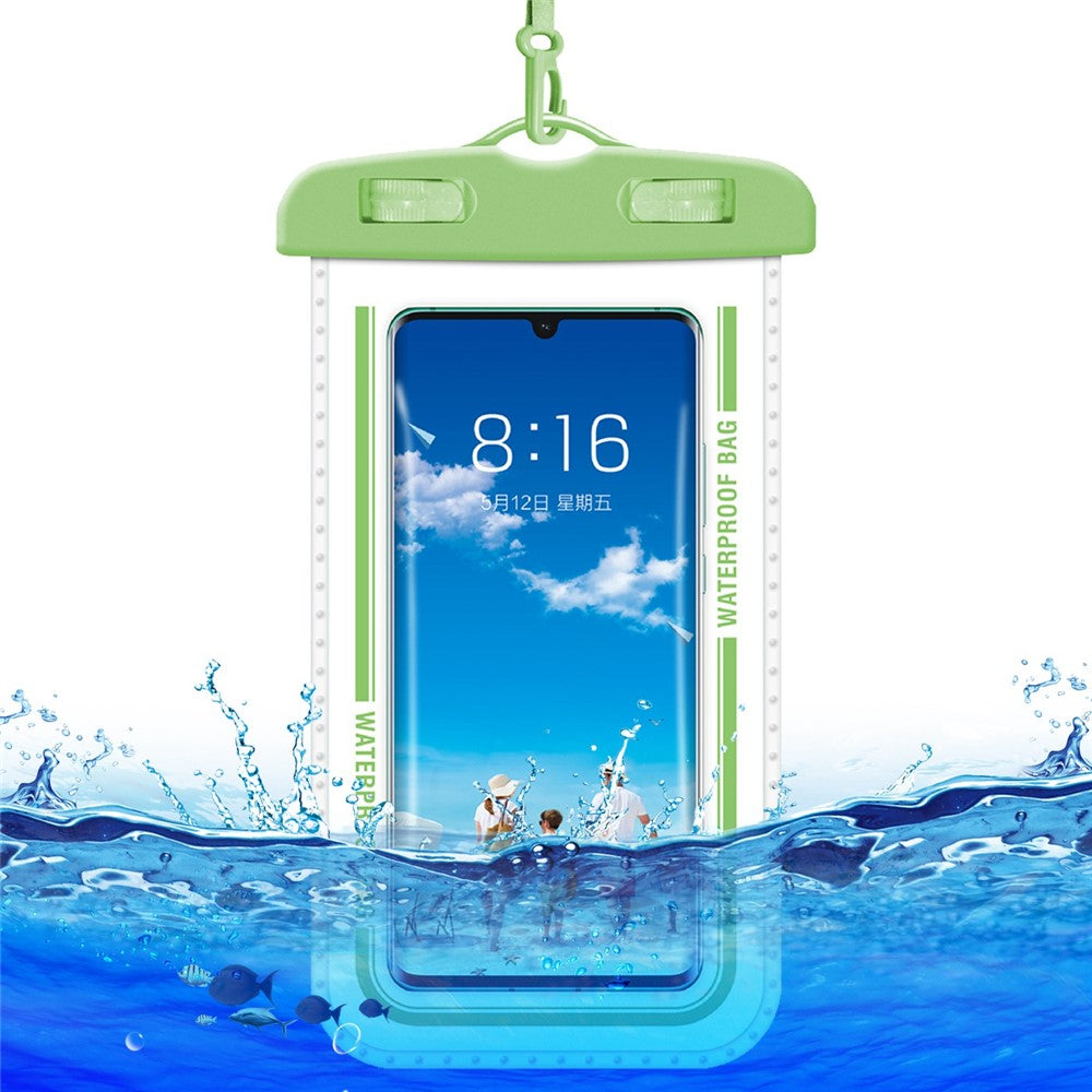 PVC Waterproof Bag with Lanyard for Under 7.2-inches Cell Phone Dry Bag for Pools, Beaches, Fishing