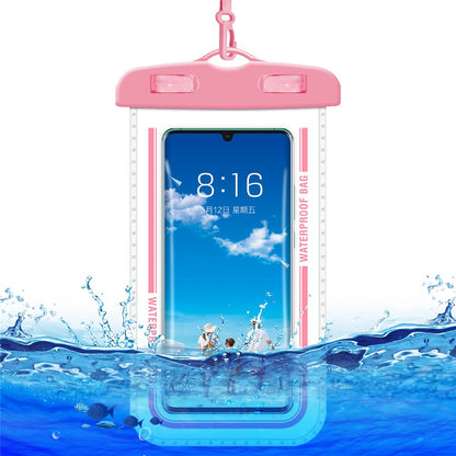 PVC Waterproof Bag with Lanyard for Under 7.2-inches Cell Phone Dry Bag for Pools, Beaches, Fishing