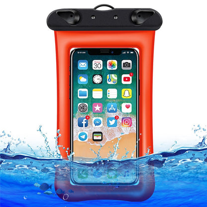 Floating Airbag Waterproof Bag for Under 7.2-inches Cell Phone Beach Pool Phone Dry Bag with Lanyard