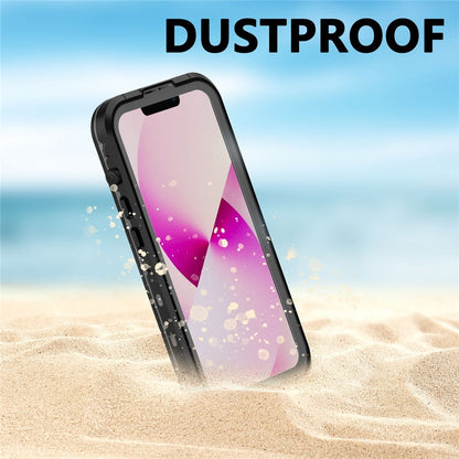 REDPEPPER Dot+ Series for iPhone 14 6.1 inch Compatible with MagSafe Wireless Charging Fall Proof Phone Cover IP68 Waterproof IP6X Dustproof Transparent Back Hybrid Phone Case