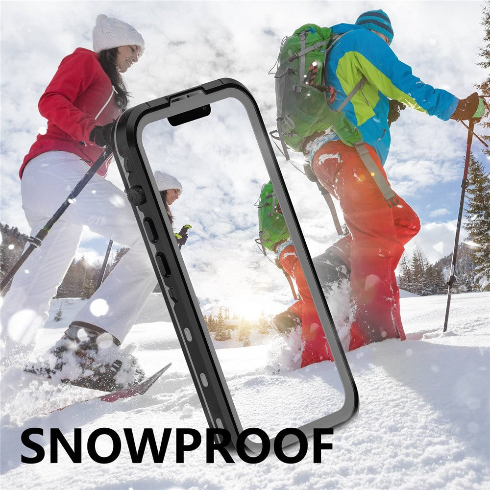 REDPEPPER Dot+ Series for iPhone 14 6.1 inch Compatible with MagSafe Wireless Charging Fall Proof Phone Cover IP68 Waterproof IP6X Dustproof Transparent Back Hybrid Phone Case