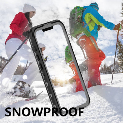 REDPEPPER Dot+ Series for iPhone 14 6.1 inch Compatible with MagSafe Wireless Charging Fall Proof Phone Cover IP68 Waterproof IP6X Dustproof Transparent Back Hybrid Phone Case
