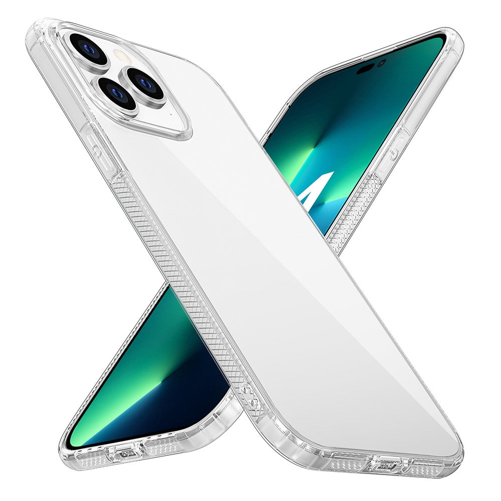 For iPhone 14 Pro Max 6.7 inch Crystal Clear Soft TPU Back Cover Drop-proof Phone Case with Airbag Protection