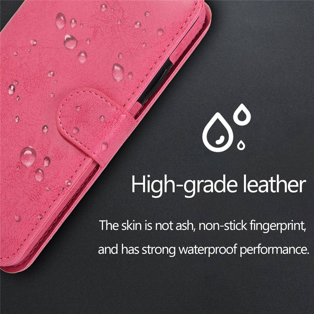 For iPhone 14 Pro Max 6.7 inch Anti-scratch Matte Retro Phone Shell Magnetic Absorption Detachable Inner TPU Case+PU Leather Cover Wallet
