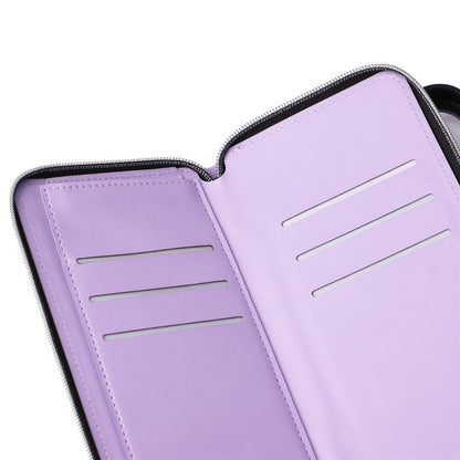 For iPhone 15 Plus / 14 Plus Case Wallet PU Leather Rhombus Stand Anti-Fall Phone Cover