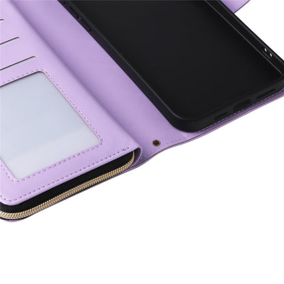 For iPhone 15 Plus / 14 Plus Case Wallet PU Leather Rhombus Stand Anti-Fall Phone Cover