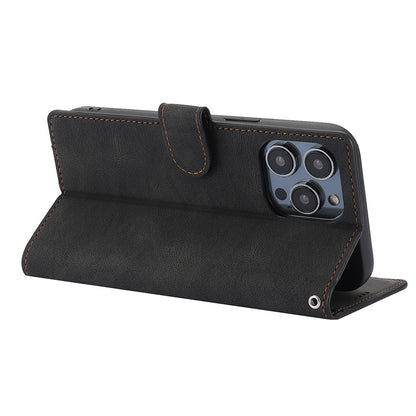 For iPhone 16 Pro Case PU Leather Card Slots Wallet Flip Phone Cover