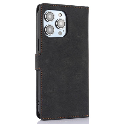 For iPhone 16 Pro Case PU Leather Card Slots Wallet Flip Phone Cover