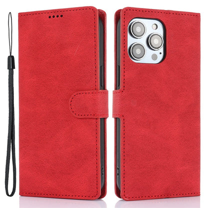 For iPhone 16 Pro Case PU Leather Card Slots Wallet Flip Phone Cover
