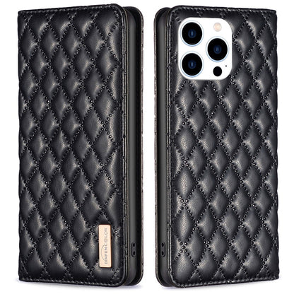 BINFEN COLOR BF Style-16 For iPhone 16 Pro Max Case PU Leather Phone Cover with Card Slots