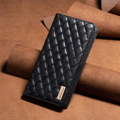 BINFEN COLOR BF Style-16 For iPhone 16 Pro Max Case PU Leather Phone Cover with Card Slots