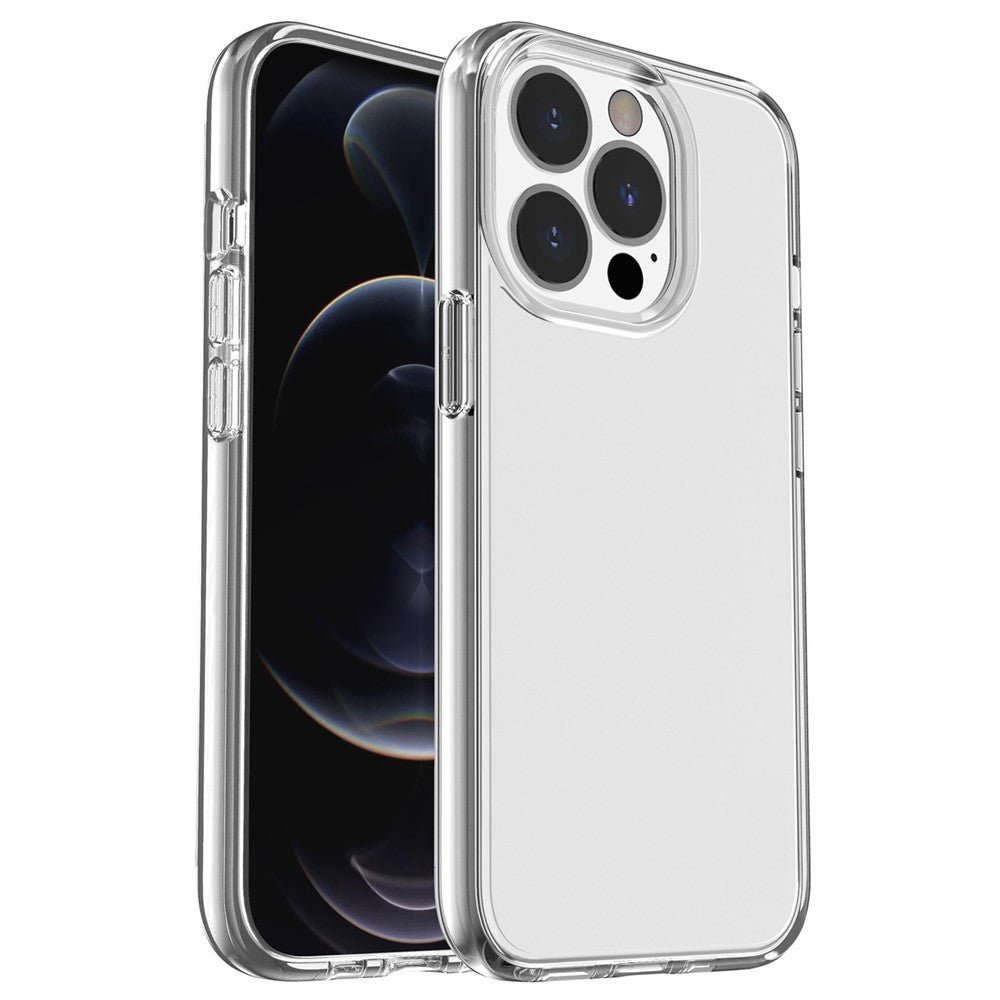 For iPhone 16 Pro Max Case PC + TPU Phone Cover Anti-Scratch Clear Back