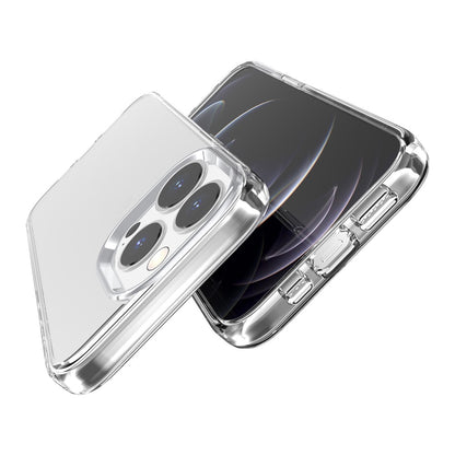 For iPhone 16 Pro Max Case PC + TPU Phone Cover Anti-Scratch Clear Back