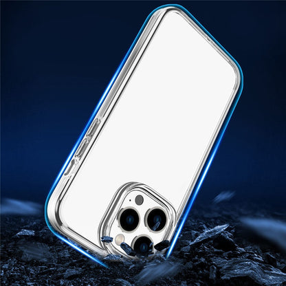 For iPhone 16 Pro Max Case PC + TPU Phone Cover Anti-Scratch Clear Back