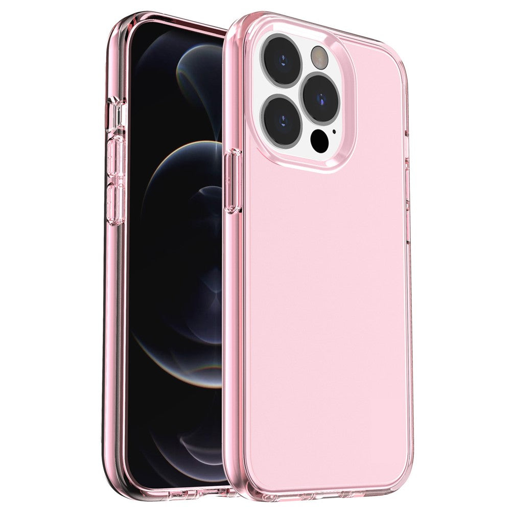 For iPhone 16 Pro Max Case PC + TPU Phone Cover Anti-Scratch Clear Back