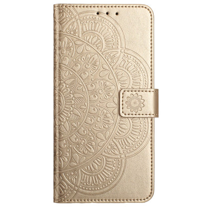 For iPhone 16 Case Mandala Flower PU Leather Flip Wallet Phone Cover