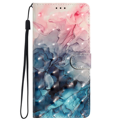For iPhone 16 Case PU Leather 3D Pattern Printing Phone Wallet Cover