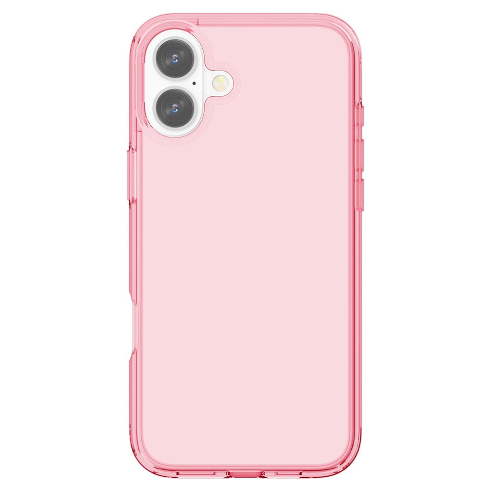 For iPhone 16 Case PC + TPU Anti-Scratch Clear Phone Cover
