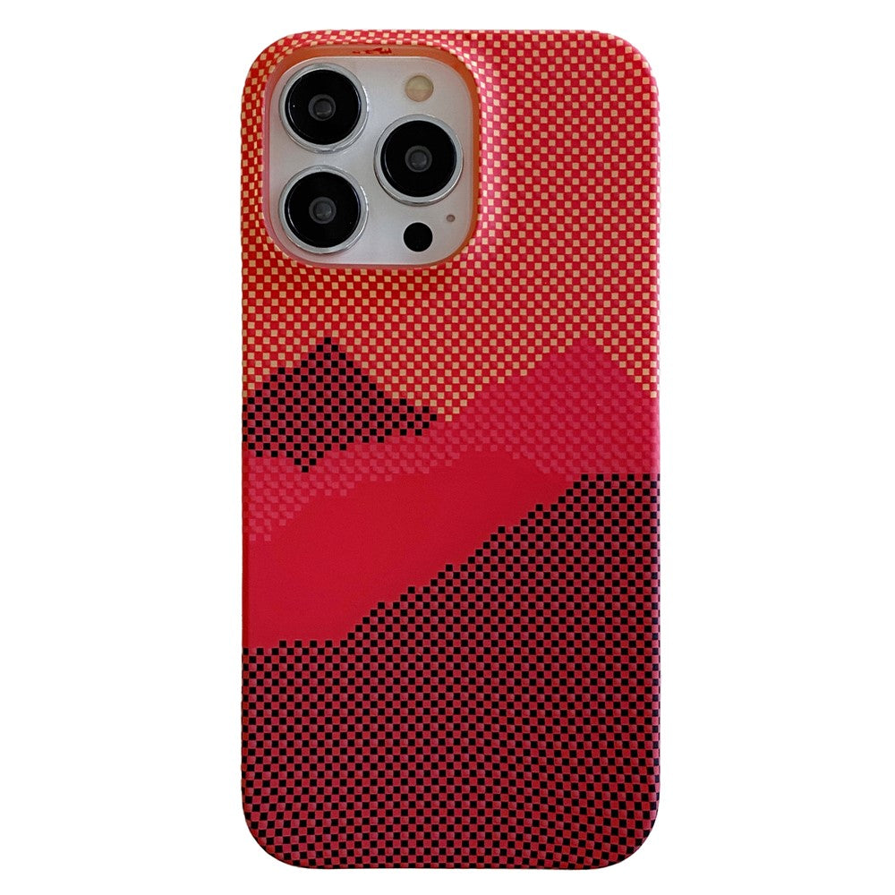 For iPhone 14 Pro Case Water Transfer Printing Anti-Scratch PC Phone Cover