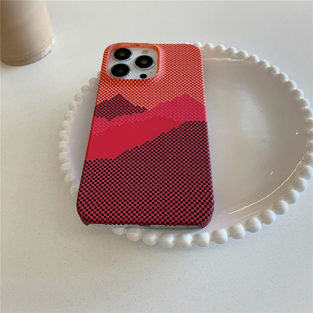 For iPhone 14 Pro Case Water Transfer Printing Anti-Scratch PC Phone Cover