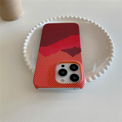 For iPhone 14 Pro Case Water Transfer Printing Anti-Scratch PC Phone Cover