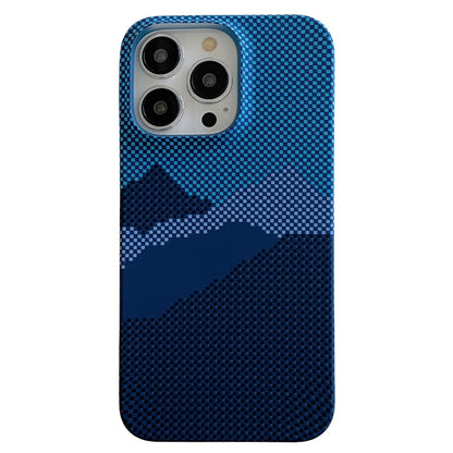 For iPhone 14 Pro Case Water Transfer Printing Anti-Scratch PC Phone Cover