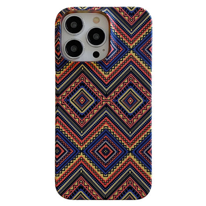 For iPhone 14 Pro Case Water Transfer Printing Anti-Scratch PC Phone Cover
