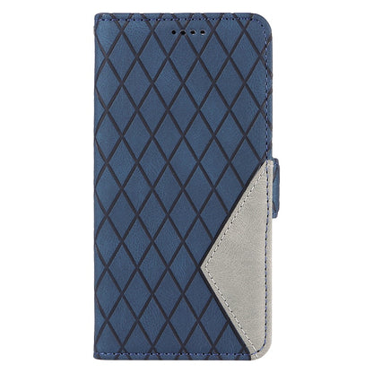 For iPhone 17e / 16e Wallet Case Rhombus Grid Leather Shockproof Phone Cover