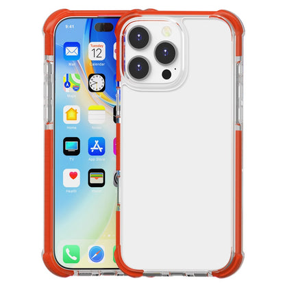 For iPhone 16 Pro Case Four Corners Anti Drop Clear TPU + TPE + PC Phone Cover