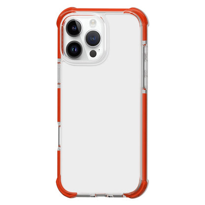 For iPhone 16 Pro Case Four Corners Anti Drop Clear TPU + TPE + PC Phone Cover