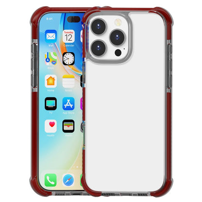 For iPhone 16 Pro Case Four Corners Anti Drop Clear TPU + TPE + PC Phone Cover