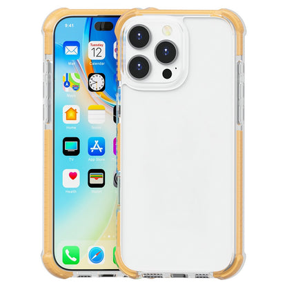 For iPhone 16 Pro Case Four Corners Anti Drop Clear TPU + TPE + PC Phone Cover