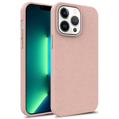 For iPhone 16 Pro Max Case Biodegradable Wheat Straw+TPU Hybrid Phone Cover