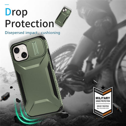 For iPhone 15 Case TPU+PC Phone Cover Upgraded Lens Protection